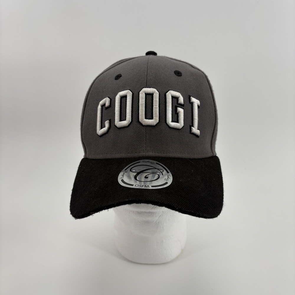 Vintage Coogi Brand Baseball Cap Hat‎ Men's Gray Snap Back